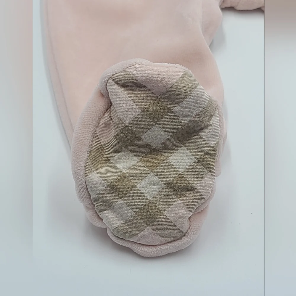 Burberry baby girl velour sleeper size 6 months